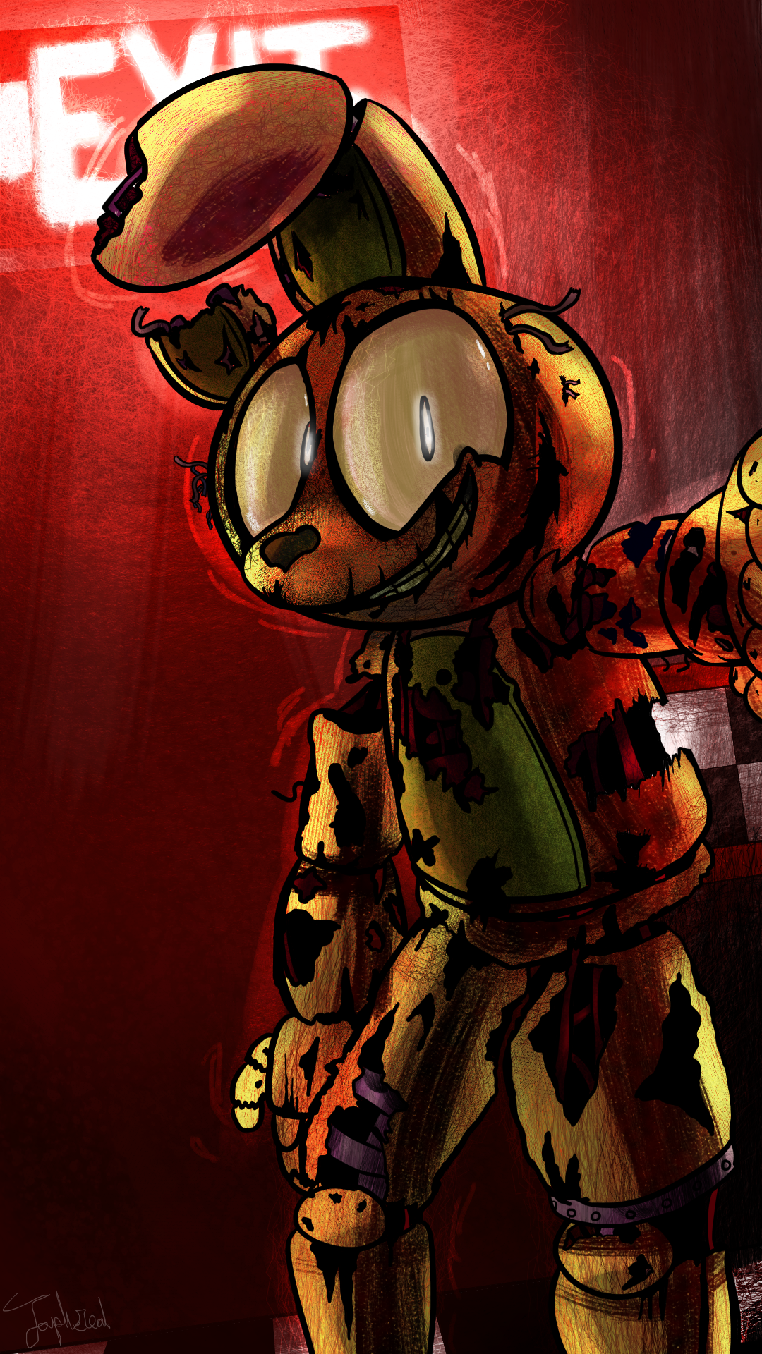 Spring Trap Chan Springtrap by Japhreal on DeviantArt