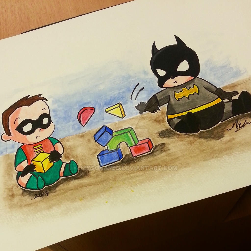 Baby Batman and Robin by NikSquared on DeviantArt