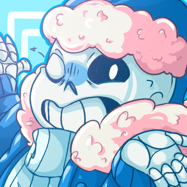 Pixilart - Christmas Dust Sans PFP 🥰 by stxrthvftx