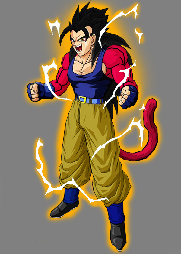 SSJ4 Gogeta colored by MalikStudios on DeviantArt