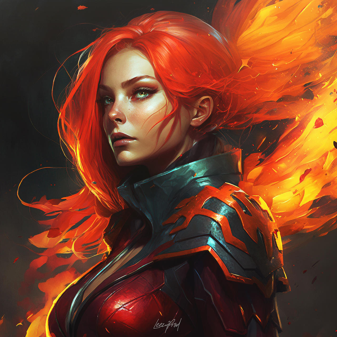 Li Na Character Dota 2 - Lina Inverse by LeezyProd on DeviantArt
