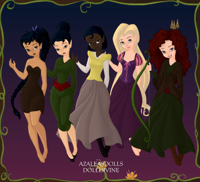 Designer Disney Princesses 2 (Azaleas Dolls) by pukehow on DeviantArt