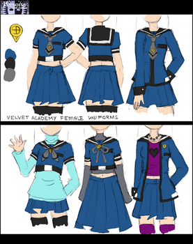 Velvet Academy Female Uniforms