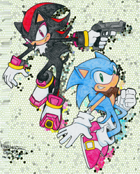 Shadow and Sonic the Hedgehog