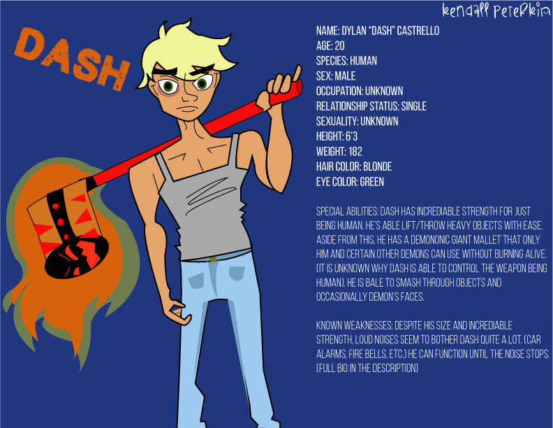 Dash Reference Sheet by Kpeterkin101 on DeviantArt