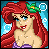 Little Mermaid Pixel Icon