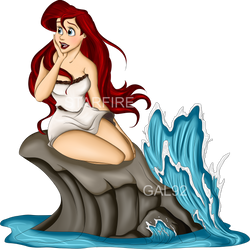 Ariel on Rock