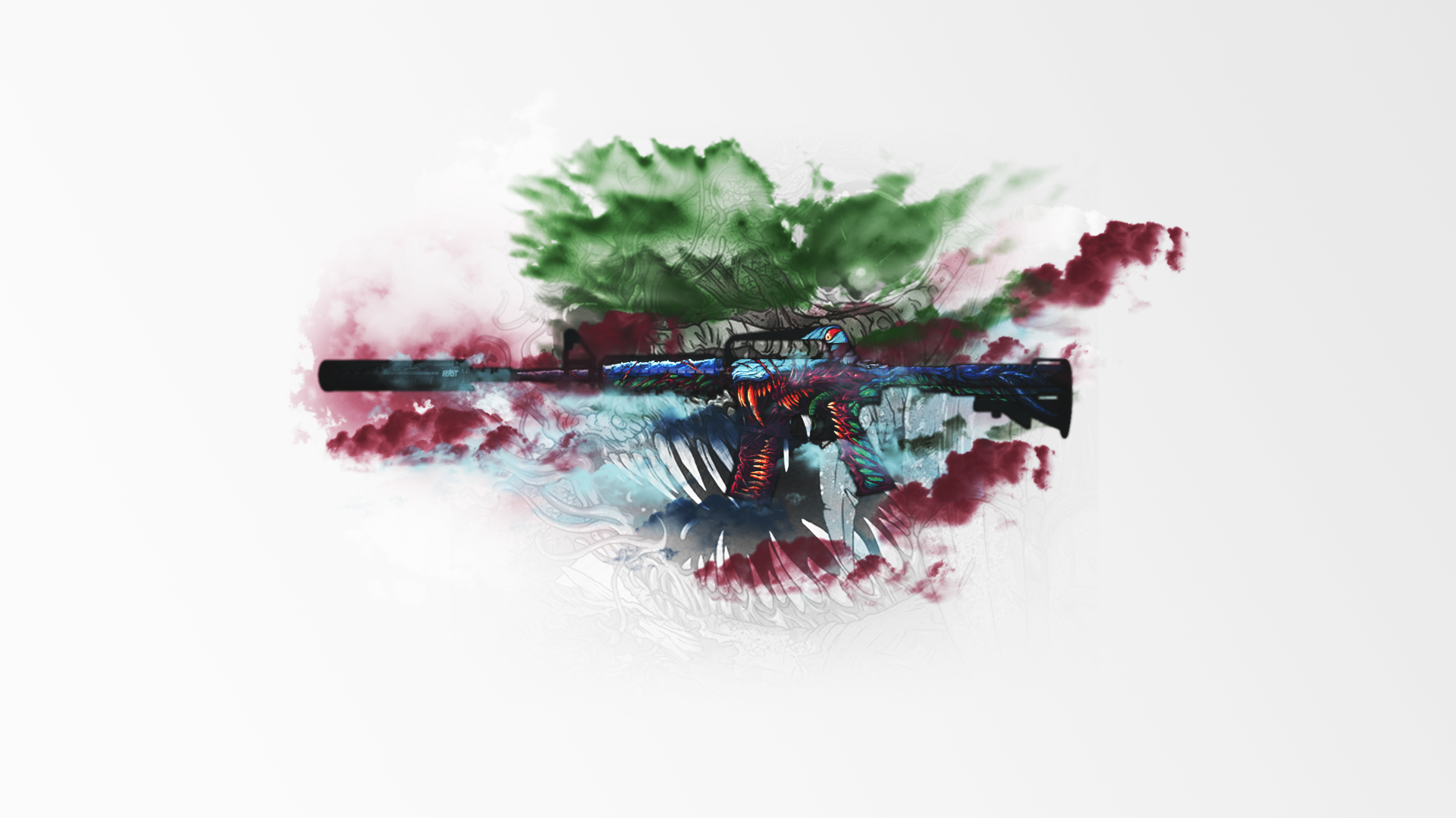 M4A1-S | Hyper Beast Wallpaper 1920x1080