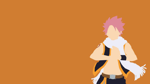 Natsu Dragneel (Fairy Tail) Silhoulette Wallpaper