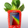 Funny Strawberry cell phone