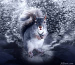 Ice Squirrel by AlexandraF