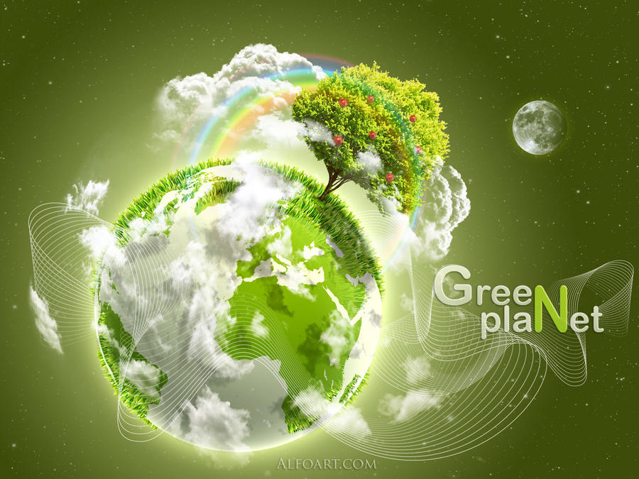 Earth Day. Green Planet.
