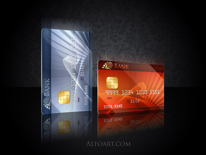Credit card design.