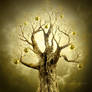 Golden apple-tree. PS Tutorial