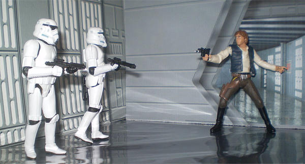Star Wars - Han Solo vs Stormtroopers