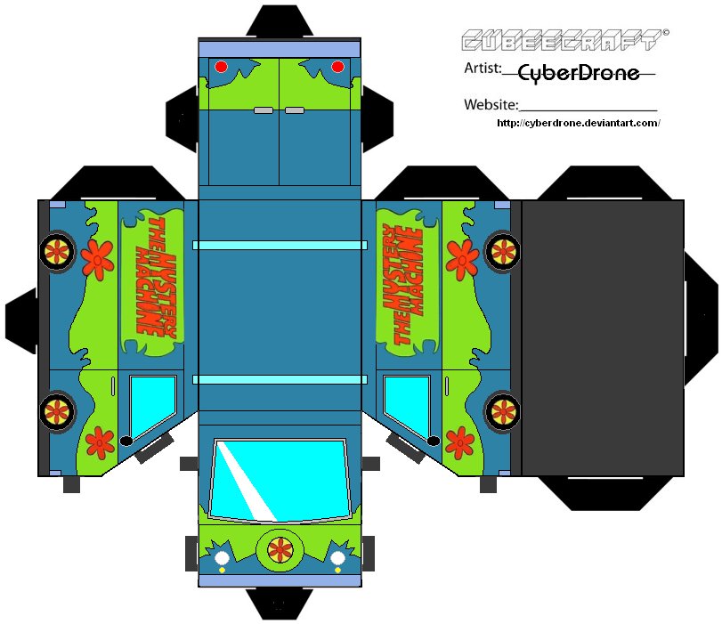 Cubee - The Mystery Machine by CyberDrone