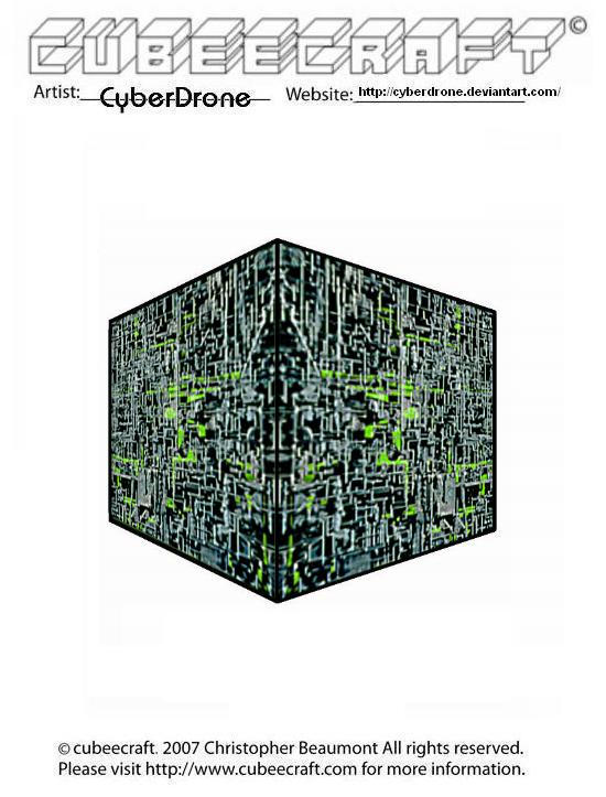 Cubeecraft Roxy Cubeecraft - Borg Cube by CyberDrone on DeviantArt