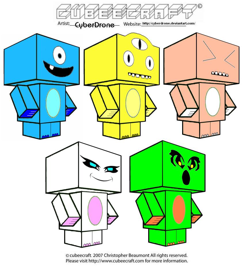 Cubeecraft Roxy Cubeecraft - Crazy's by CyberDrone on DeviantArt
