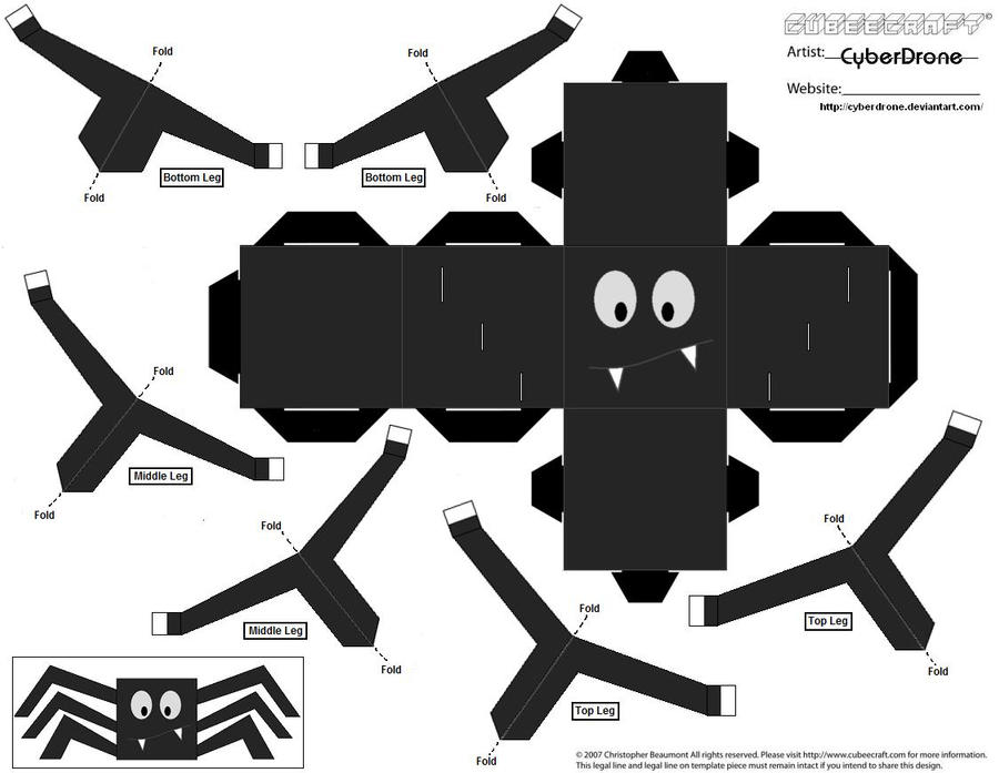Cubee - Spider by CyberDrone on DeviantArt