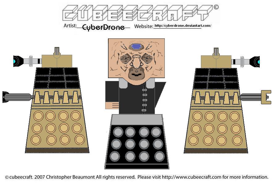 Cubeecraft-Davros and Daleks