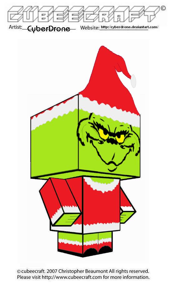 Cubeecraft - The Grinch by CyberDrone on DeviantArt