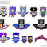 Cubeecraft - G1 Decepticons