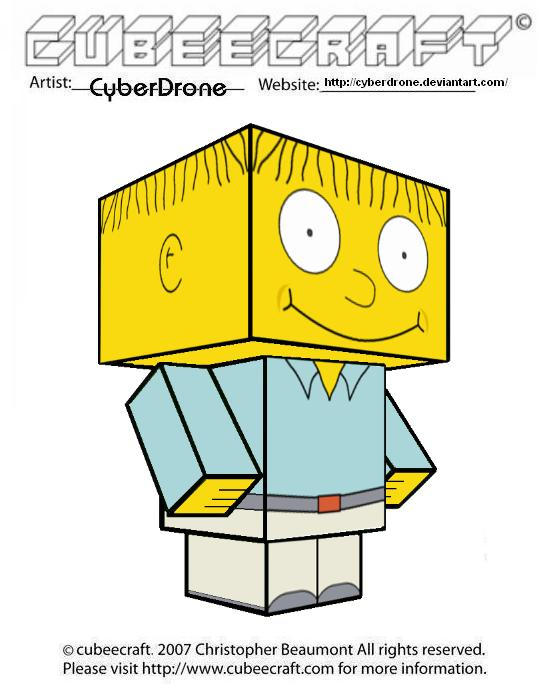 Cube Craft Simpsons Ralph Cubeecraft - Ralph Wiggum by CyberDrone on DeviantArt