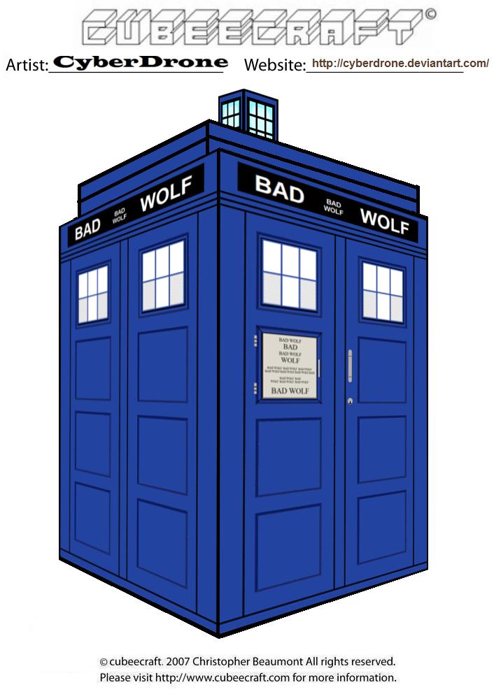 Cubeecraft - Bad Wolf TARDIS