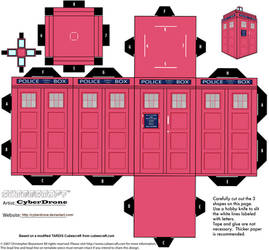 Cubee - Classic TARDIS 'Pink'
