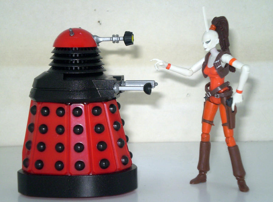 Aurra Sing Challenges Dalek