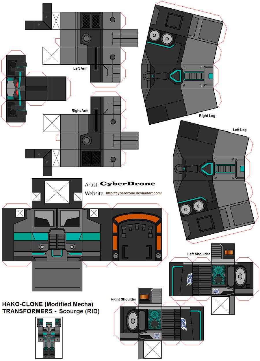 Hako Riot Gear Rid Hako Clone- Scourge 'RID' by CyberDrone on DeviantArt