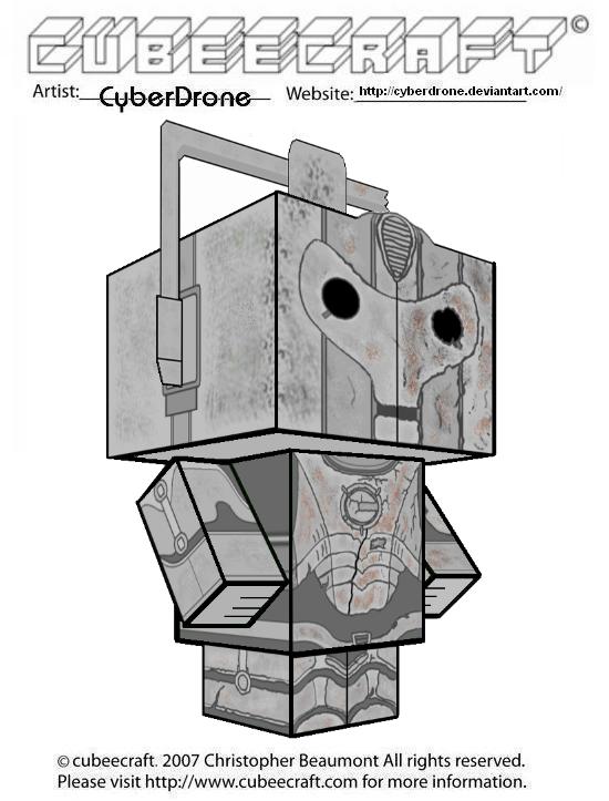 Cubeecraft - Damaged  Cyberman