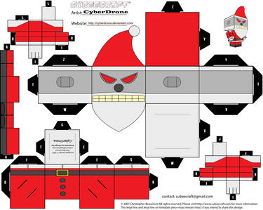 Cubee - Evil Robot Santa