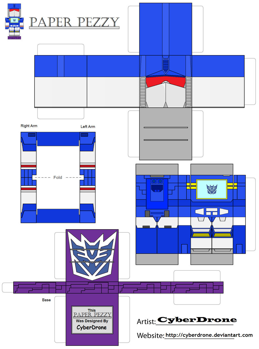 Paper Pezzy- Soundwave by CyberDrone on DeviantArt