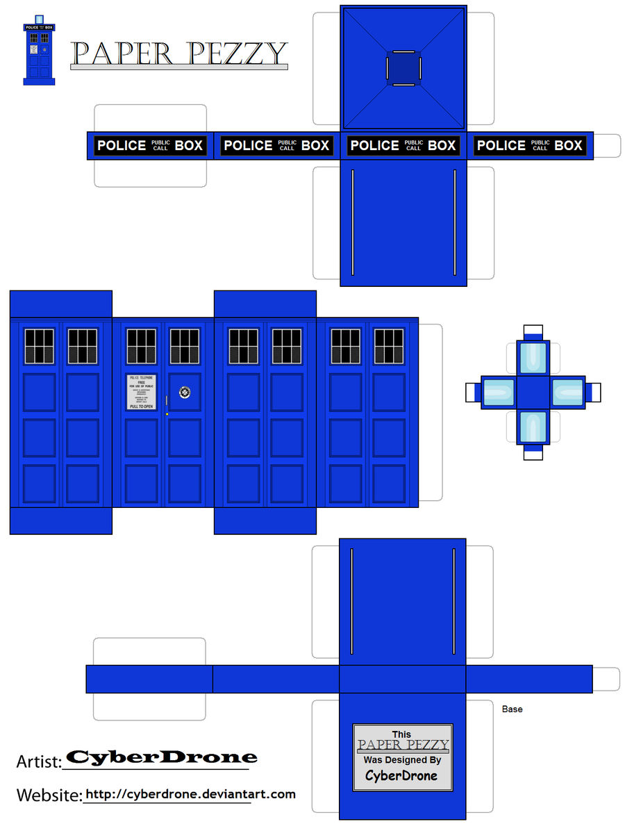Paper Pezzy- TARDIS