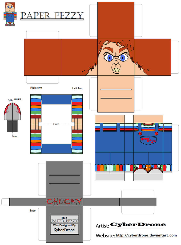 Paper Pezzy- Chucky by CyberDrone on DeviantArt