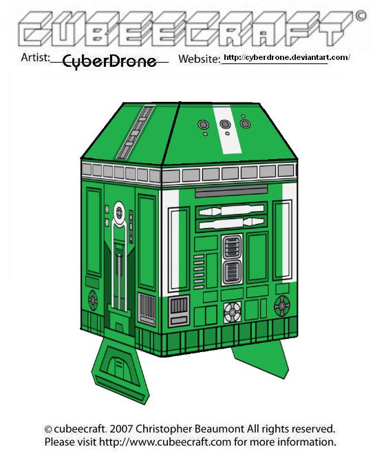 Cubeecraft Rudolph Cubeecraft - R5-O13 by CyberDrone on DeviantArt