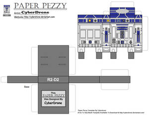 Paper Pezzy- R2 D2