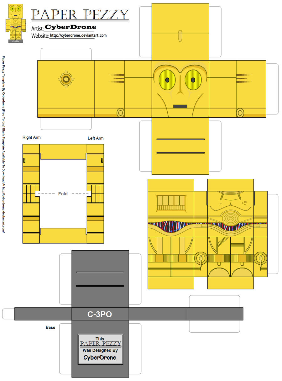 Paper Pezzy- C-3PO