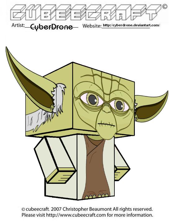 Cubeecraft - Yoda 'Clone Wars Version'