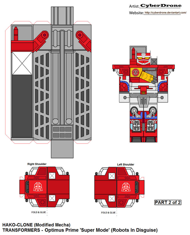 Hako Riot Gear Rid Hako Clone- Optimus Prime 'RID' 2of2 by CyberDrone on DeviantArt