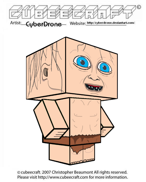 Cubeecraft - Gollum