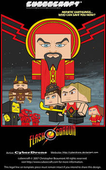 Cubeecraft - Flash Gordon Mini Movie Poster