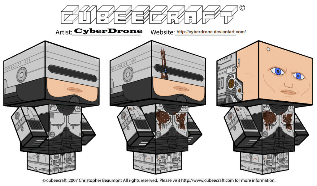 Cubeecraft Rudolph Cubeecraft - Robocop by CyberDrone on DeviantArt