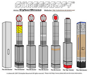 Cubeecraft - The Doctor's Sonic Screwdrivers