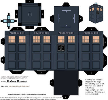 Cubee - TARDIS (13th Doctor)