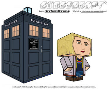 Cubeecraft - 13th Doctor and TARDIS