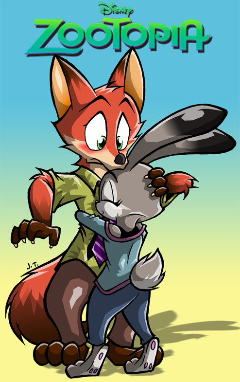 Nick and Judy v2 (one good hug deserves another)