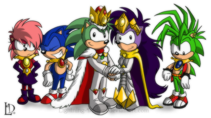 sonic and his famliy