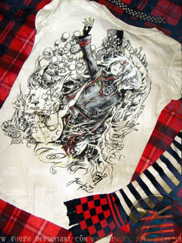 D.Gray Man T-shirt _back